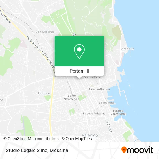 Mappa Studio Legale Siino