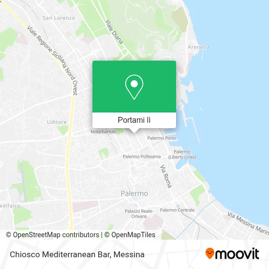 Mappa Chiosco Mediterranean Bar