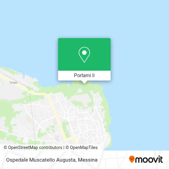Mappa Ospedale Muscatello Augusta