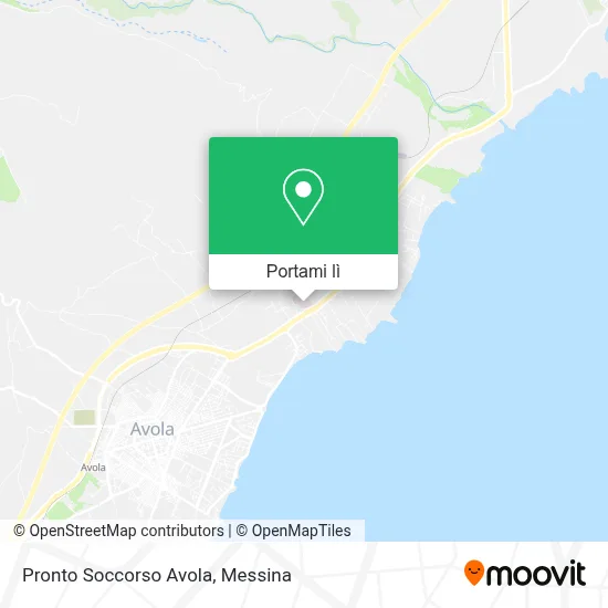 Mappa Pronto Soccorso Avola