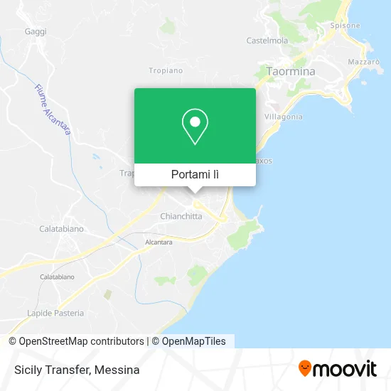Mappa Sicily Transfer