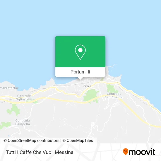 Mappa Tutti I Caffe Che Vuoi
