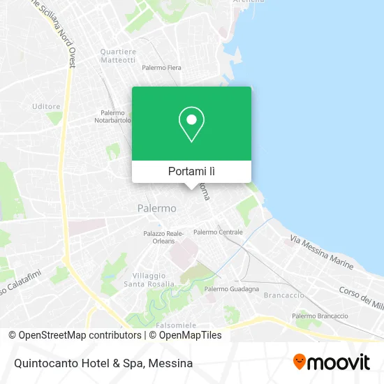 Mappa Quintocanto Hotel & Spa