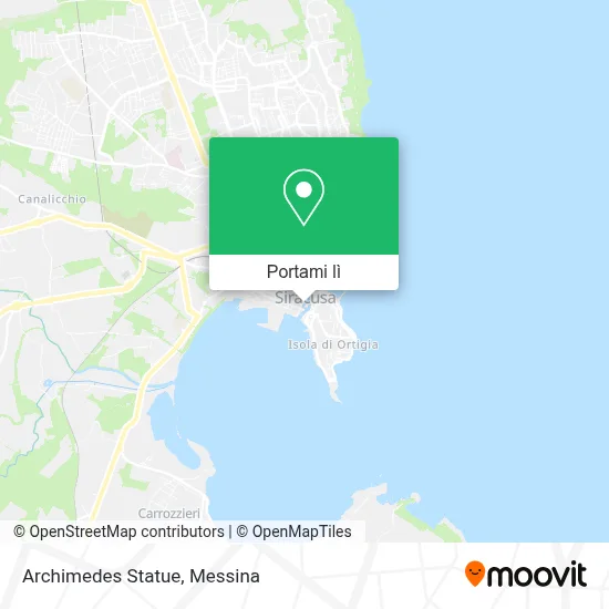 Mappa Archimedes Statue