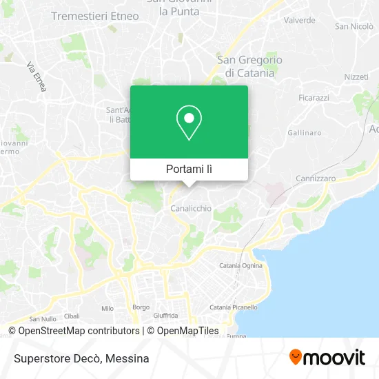 Mappa Superstore Decò