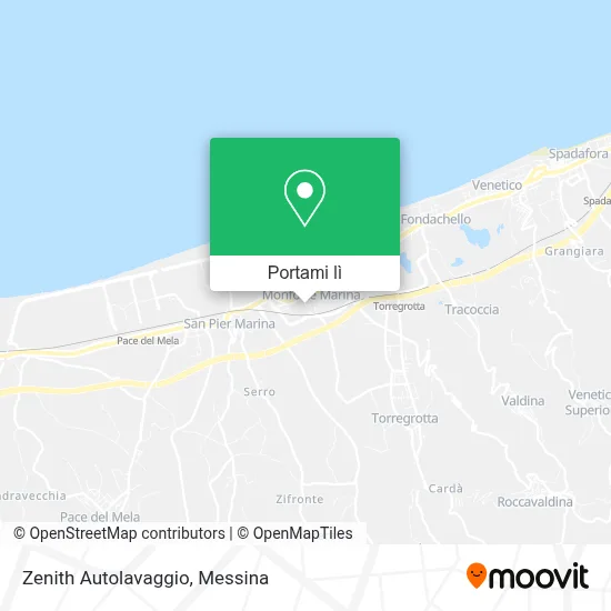 Mappa Zenith Autolavaggio