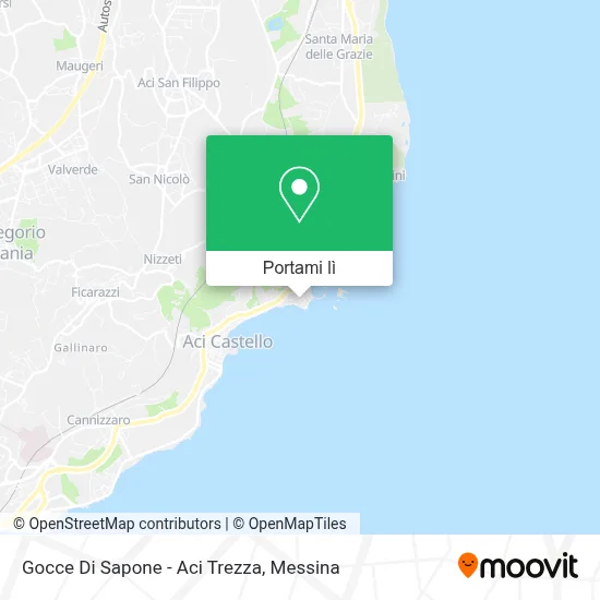 Mappa Gocce Di Sapone - Aci Trezza