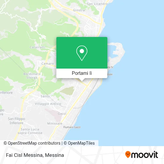 Mappa Fai Cisl Messina