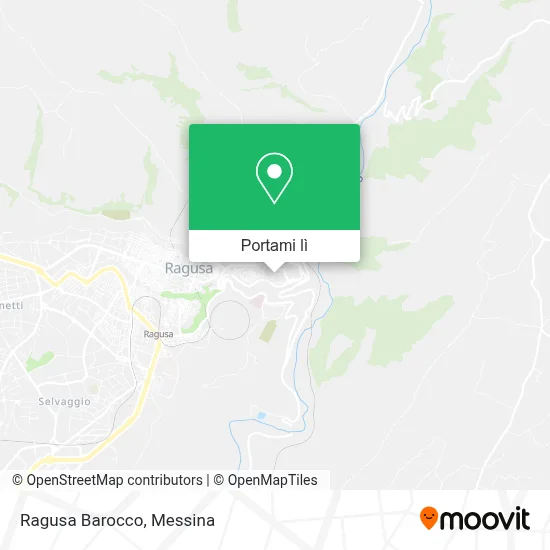Mappa Ragusa Barocco
