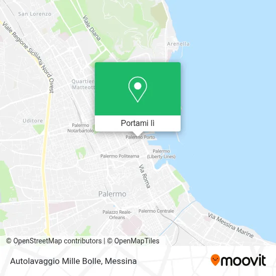 Mappa Autolavaggio Mille Bolle