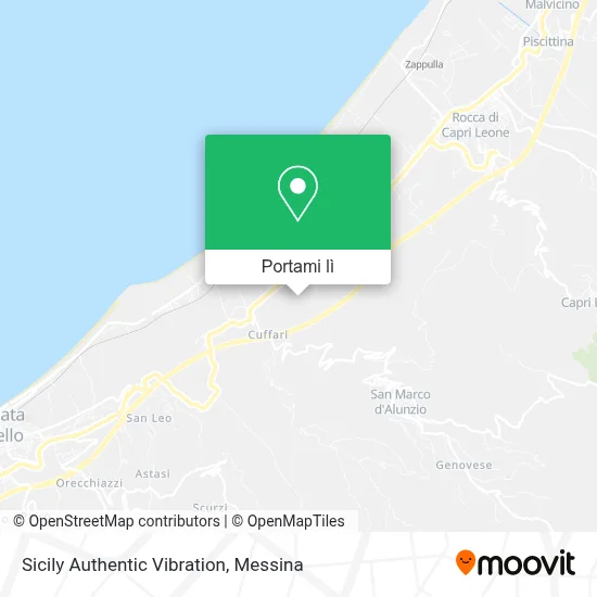 Mappa Sicily Authentic Vibration