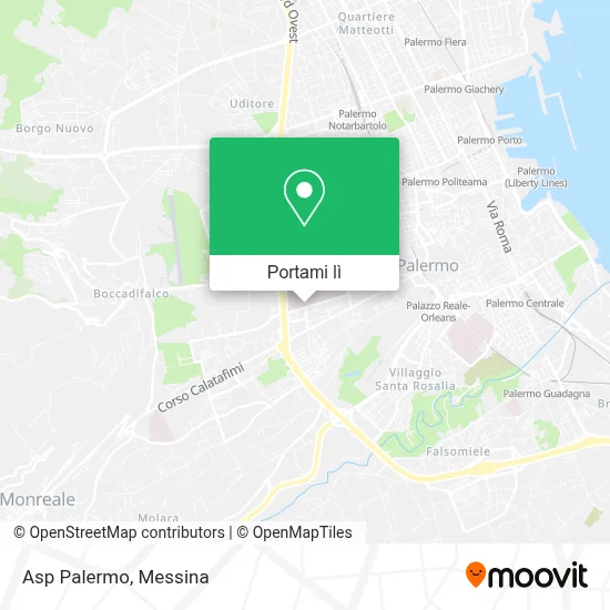 Mappa Asp Palermo