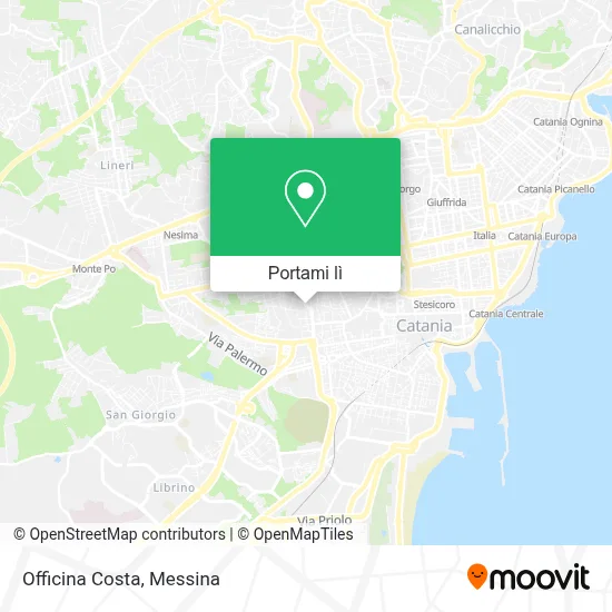 Mappa Officina Costa