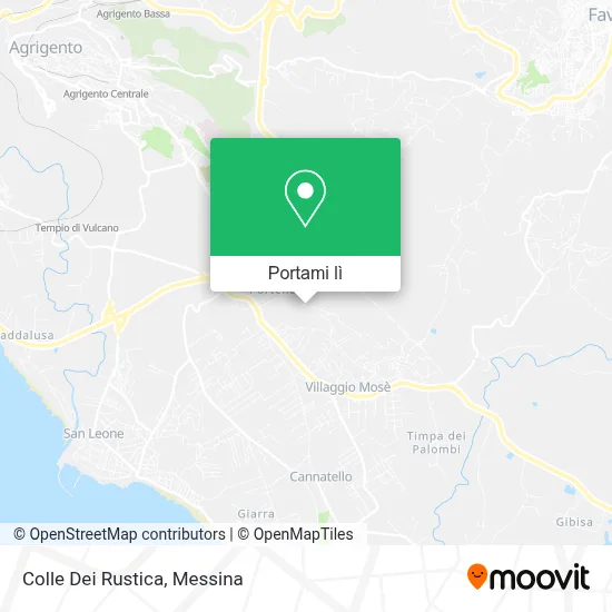 Mappa Colle Dei Rustica