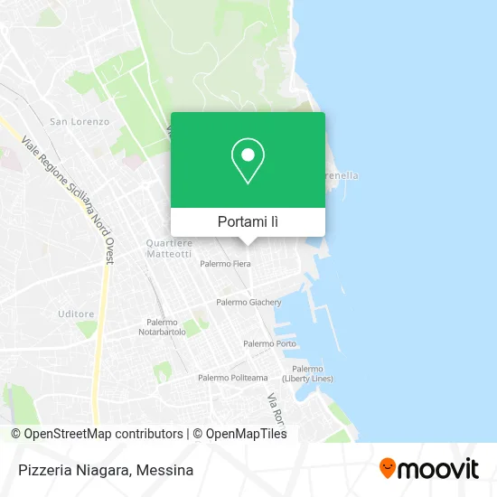 Mappa Pizzeria Niagara