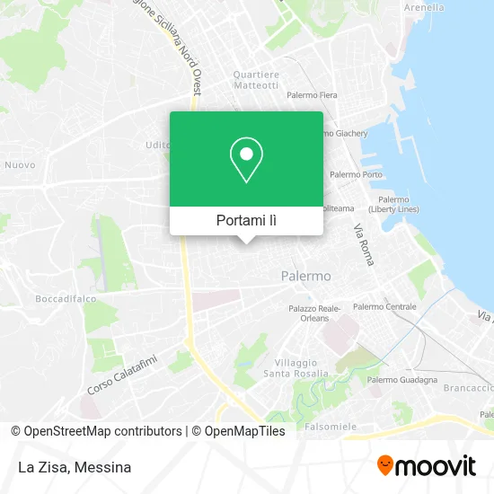 Mappa La Zisa