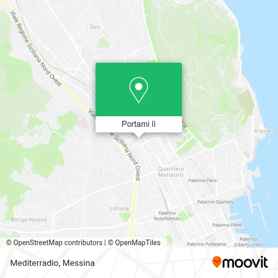Mappa Mediterradio