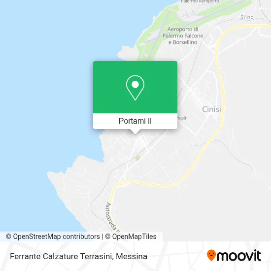 Mappa Ferrante Calzature Terrasini