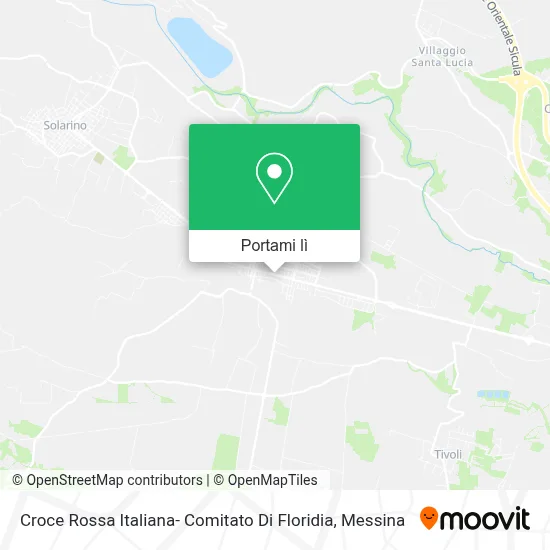Mappa Croce Rossa Italiana- Comitato Di Floridia