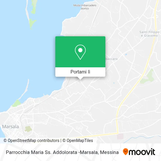 Mappa Parrocchia Maria Ss. Addolorata -Marsala