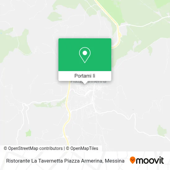 Mappa Ristorante La Tavernetta Piazza Armerina