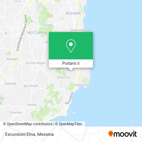 Mappa Escursioni Etna