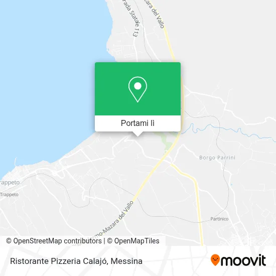 Mappa Ristorante Pizzeria Calajó