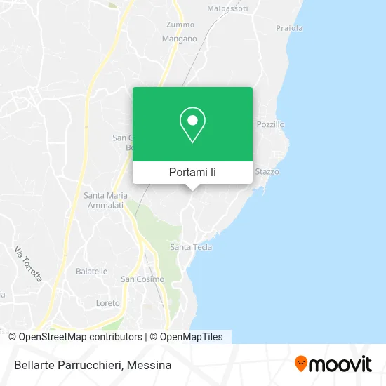 Mappa Bellarte Parrucchieri