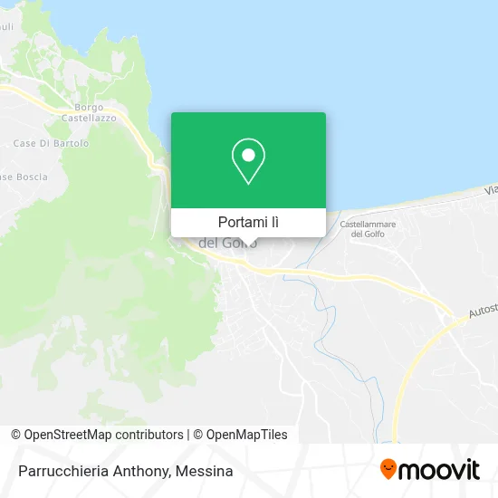 Mappa Parrucchieria Anthony