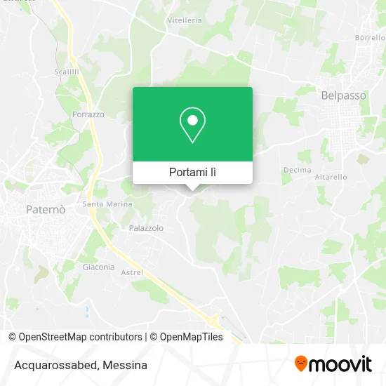 Mappa Acquarossabed