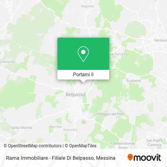 Mappa Rama Immobiliare - Filiale Di Belpasso