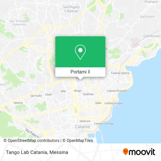 Mappa Tango Lab Catania