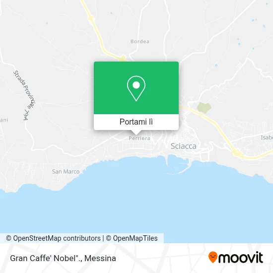 Mappa Gran Caffe' Nobel".