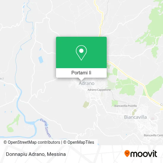 Mappa Donnapiu Adrano