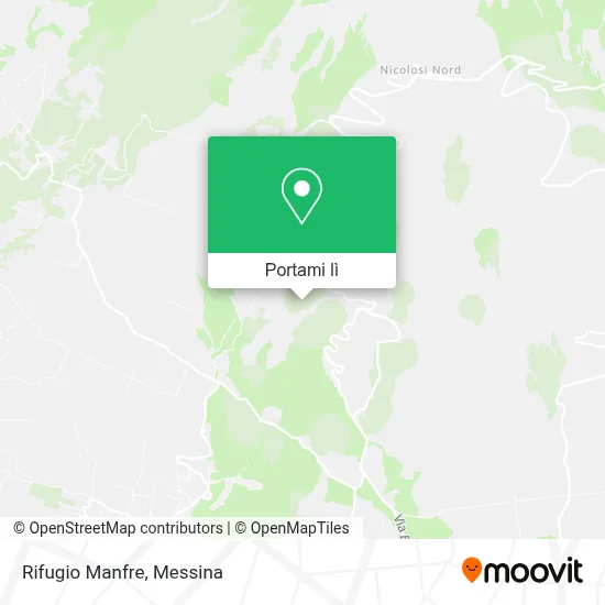 Mappa Rifugio Manfre