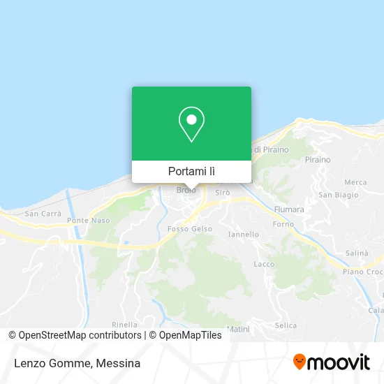 Mappa Lenzo Gomme