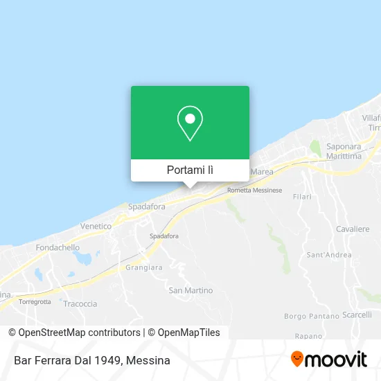 Mappa Bar Ferrara Dal 1949