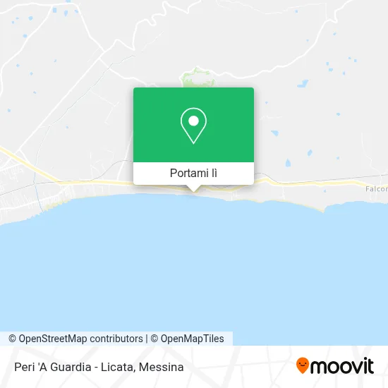 Mappa Peri 'A Guardia - Licata
