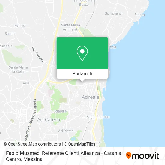 Mappa Fabio Musmeci Referente Clienti Alleanza - Catania Centro