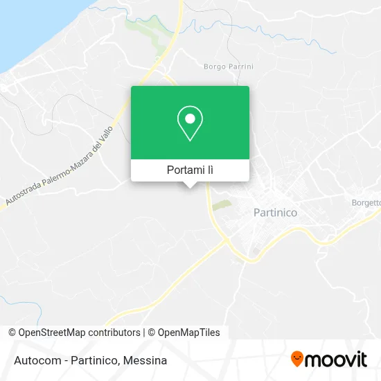 Mappa Autocom - Partinico