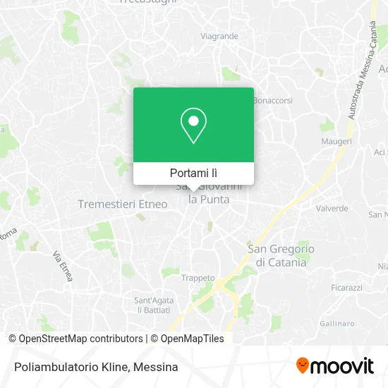 Mappa Poliambulatorio Kline