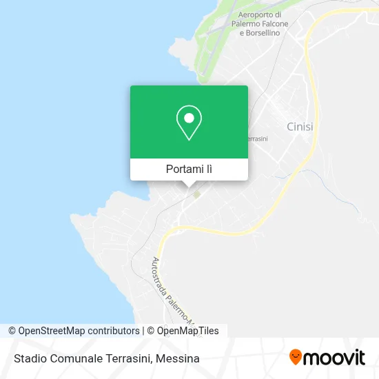 Mappa Stadio Comunale Terrasini