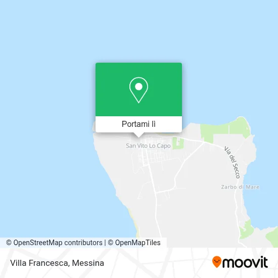 Mappa Villa Francesca