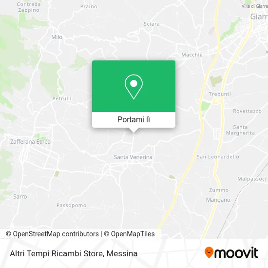 Mappa Altri Tempi Ricambi Store