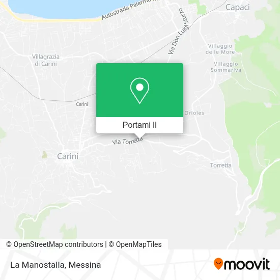 Mappa La Manostalla
