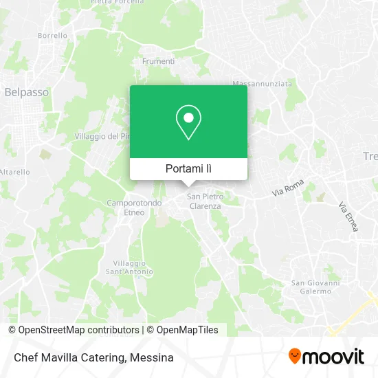 Mappa Chef Mavilla Catering