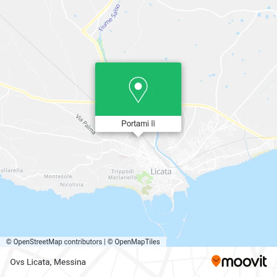 Mappa Ovs Licata