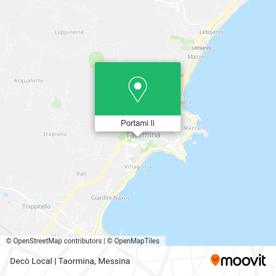 Mappa Decò Local | Taormina