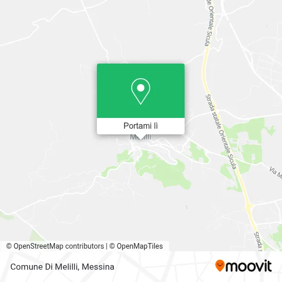 Mappa Comune Di Melilli
