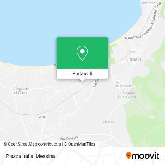 Mappa Piazza Italia